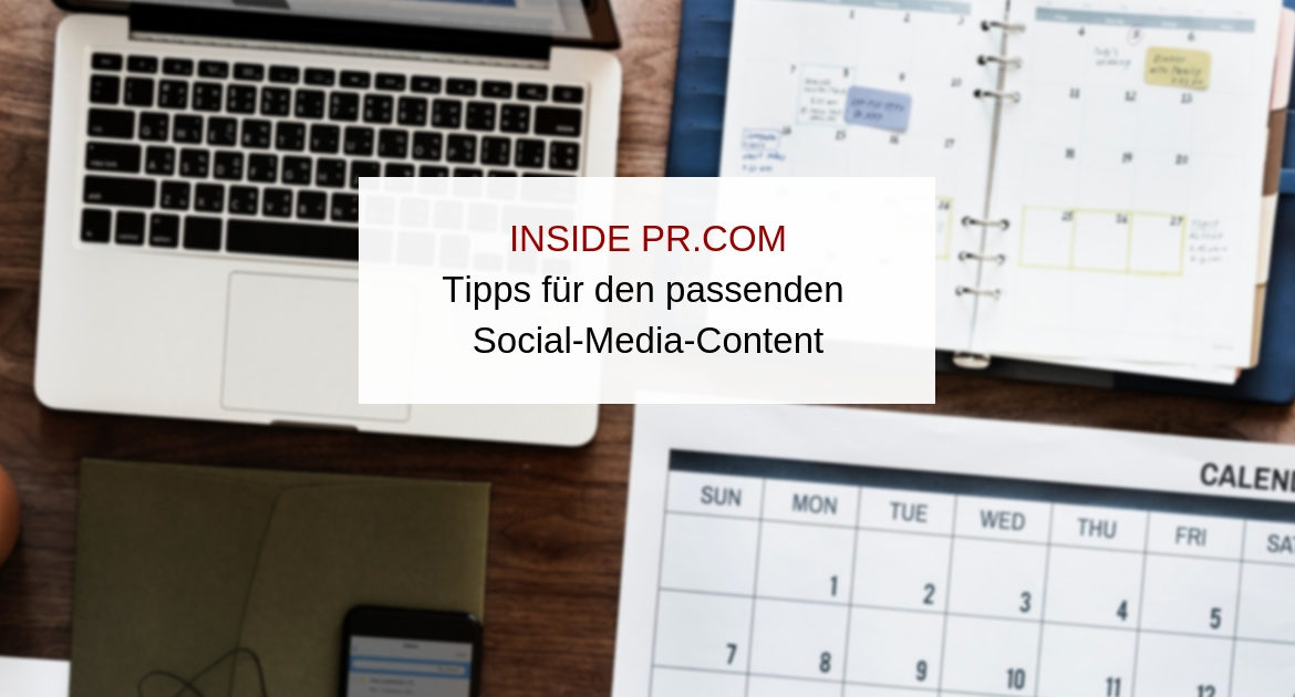 Social Media Content Tipps