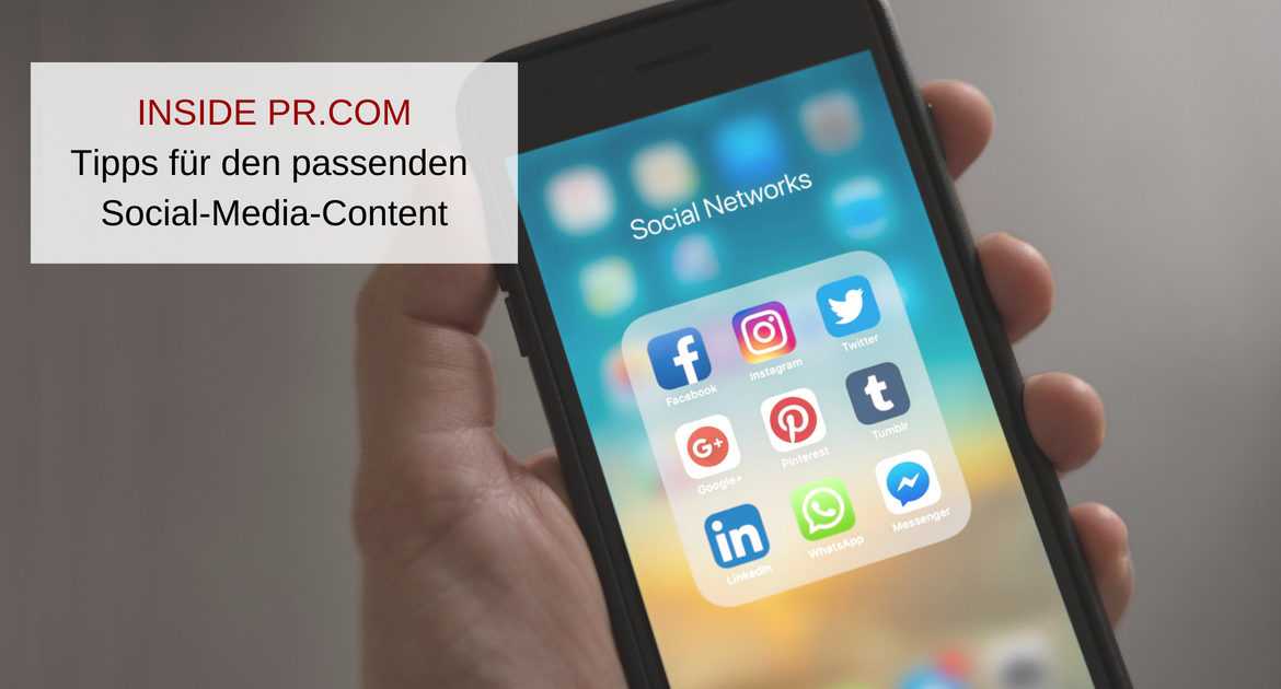 Social-Media-Content Tipps