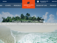 Relaunch des Hapag-Lloyd Cruises Blogs