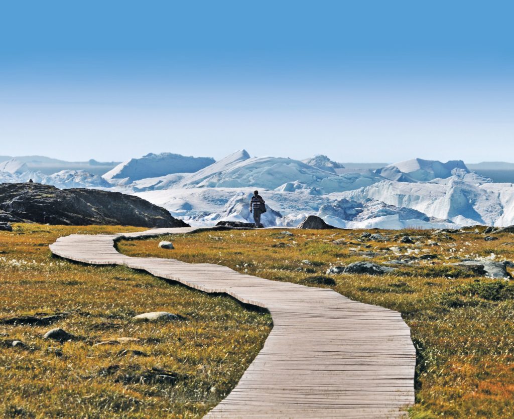 Weitläufige Landschaft in Grönland Hapag LLoyd