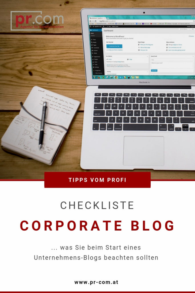 Corporate Blog Checkliste
