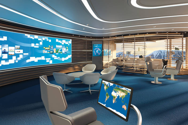 Hapag-Lloyd Cruises Study Wall