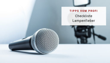 Checkliste Lampenfieber