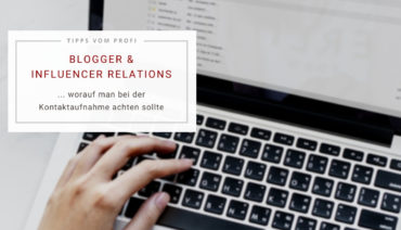 Blogger-Influencer-Relations-Kontaktaufnahme