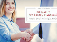 Tipps für einen guten ersten Eindruck