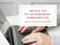 Impulse für die Unternehmenskommunikation