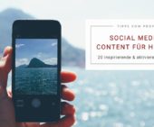 Social Media Content Ideen für Hotels