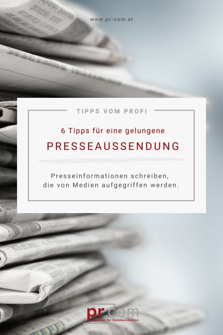 Die gelungene Presseaussendung_pr.com