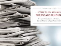 Die gelungene Presseaussendung_pr.com